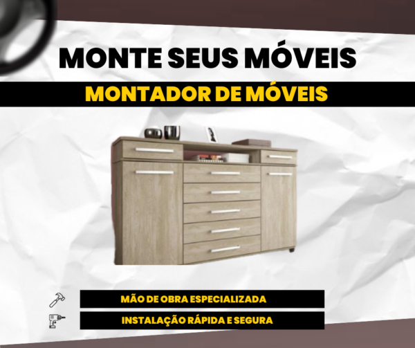 Montagem de Cômoda - Montador de Móveis Campinas